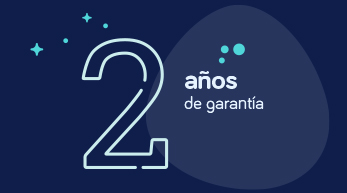 Todos nuestros productos tienen garantía de 2 años